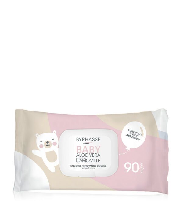 Lingettes nettoyantes douces baby visage & corps 90u.