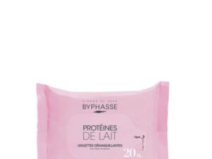 Lingettes démaquillantes protéines de lait Byphasse